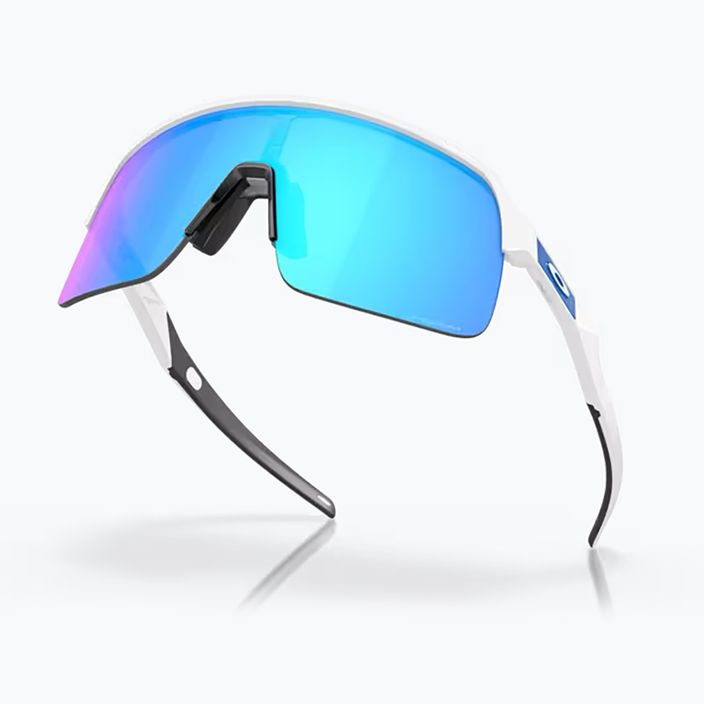 Oakley Sutro Lite matte white/prizm sapphire sunglasses 4
