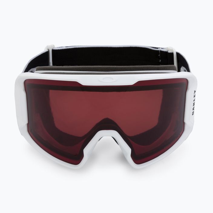 Oakley Line Miner matte white/prizm garnet ski goggles OO7070-B9 2