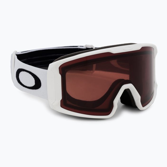 Oakley Line Miner matte white/prizm garnet ski goggles OO7093-65