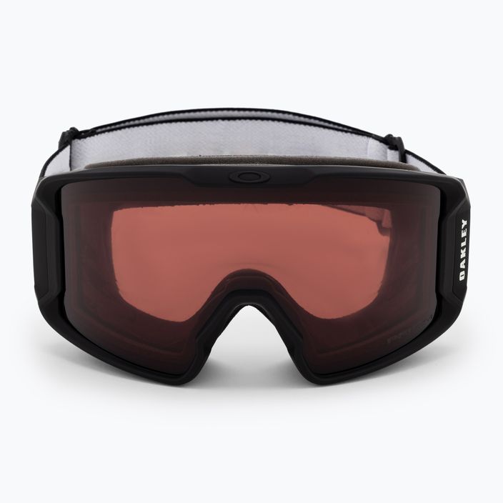 Oakley Line Miner matte black/prizm garnet ski goggles OO7093-64 2