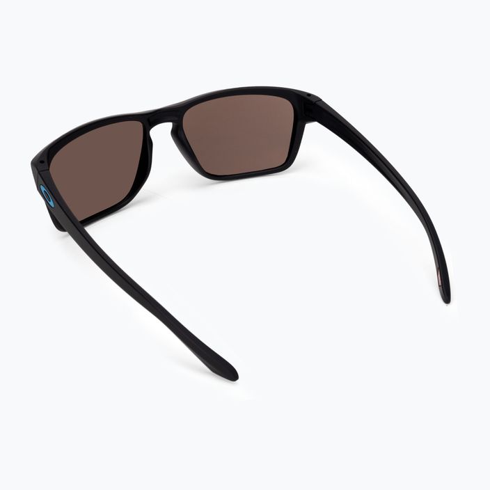 Oakley Sylas matte black/prizm deep water polarized sunglasses 2