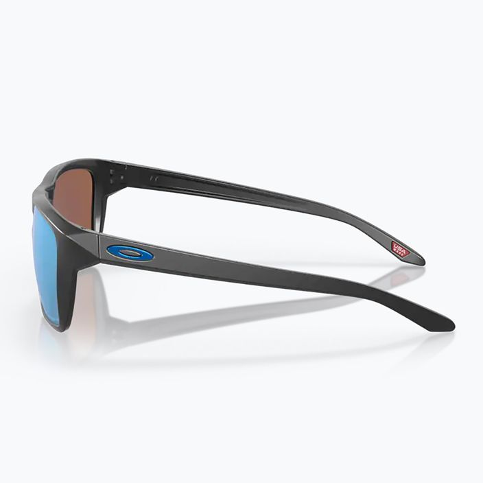 Oakley Sylas matte black/prizm deep water polarized sunglasses 7
