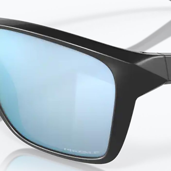 Oakley Sylas matte black/prizm deep water polarized sunglasses 10