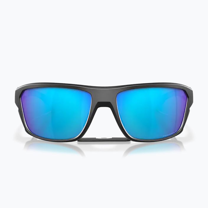 Oakley Split Shot matte black/prizm sapphire polarized sunglasses 9