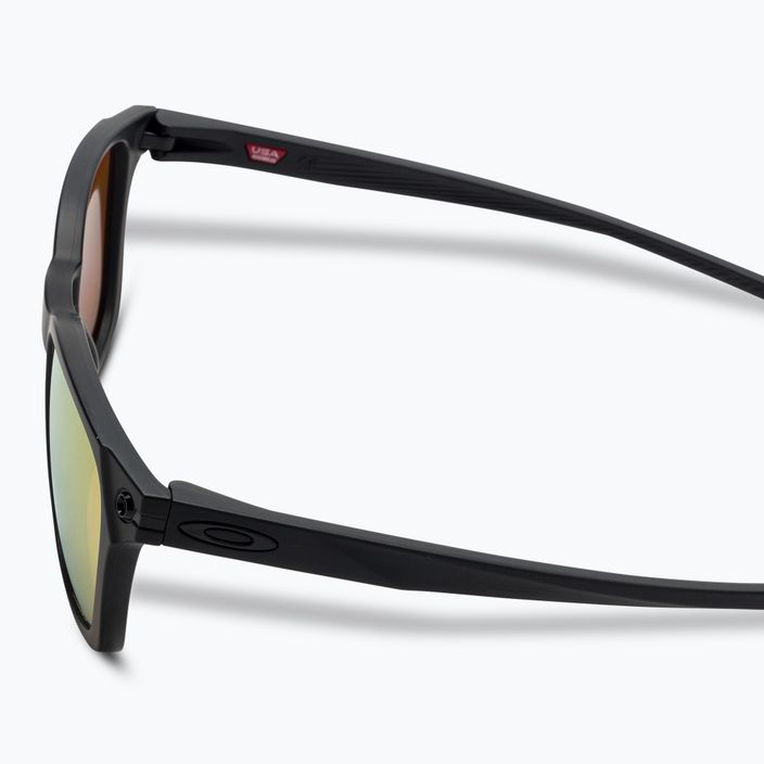 Oakley Ojector matte black/prizm 24k polarized sunglasses 4