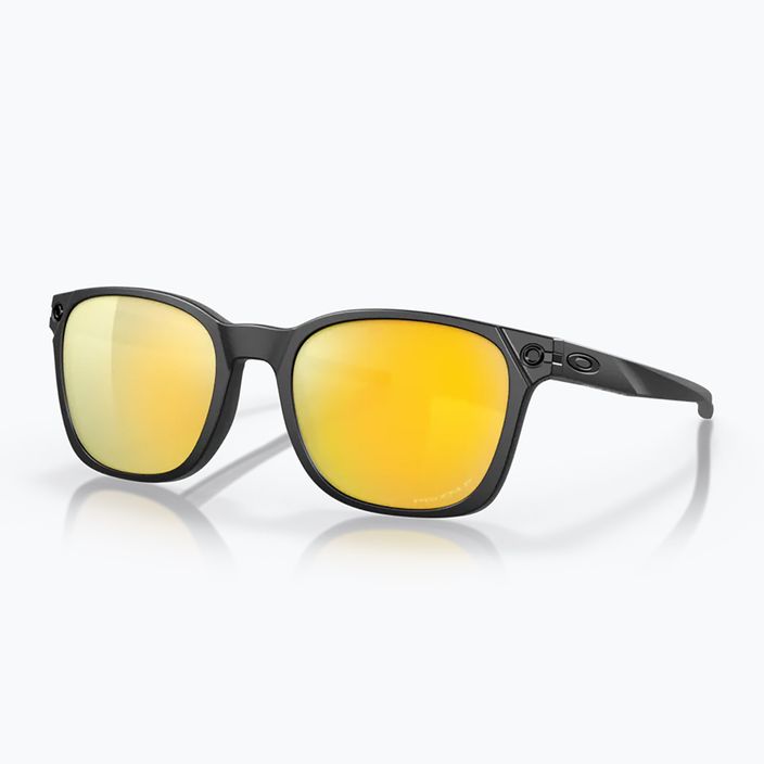 Oakley Ojector matte black/prizm 24k polarized sunglasses 6