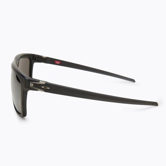Oakley Leffingwell matte black ink/prizm black polarized sunglasses 0OO9100 4