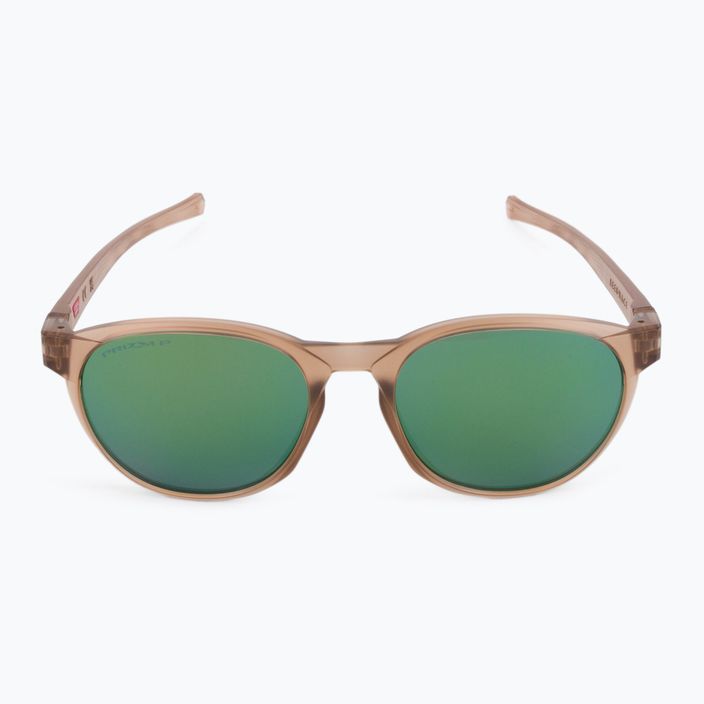 Oakley Reedmace matte sepia/prizm jade polarized sunglasses 0OO9126 3
