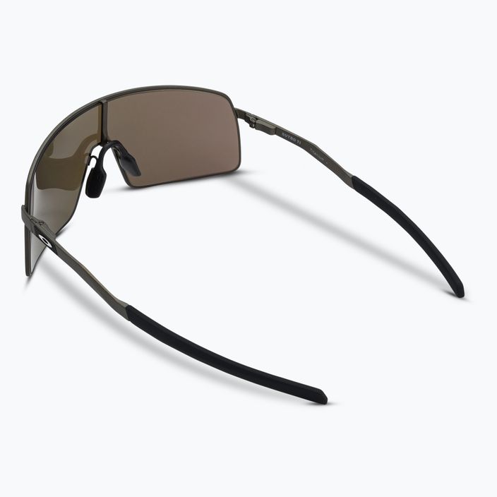 Oakley Sutro Ti satin lead/prizm sapphire sunglasses 2