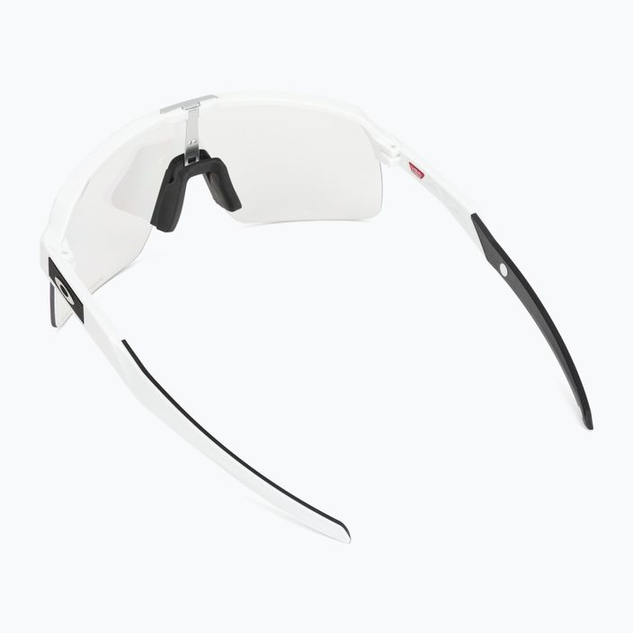 Oakley Sutro Lite matte white/clear to black photochromic cycling glasses 0OO9463 2