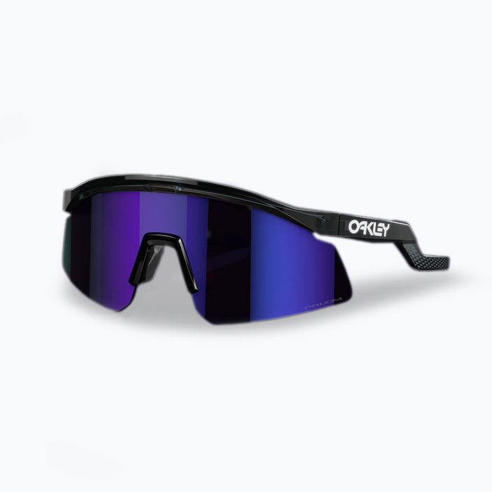 Oakley Hydra crystal black/prizm violet sunglasses 6