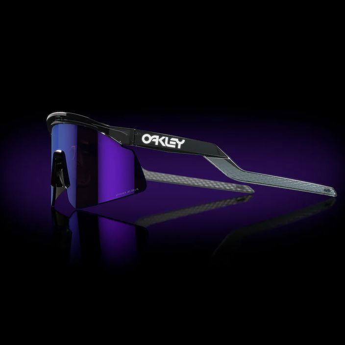 Oakley Hydra crystal black/prizm violet sunglasses 8