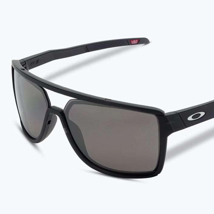 Oakley Castel matte black ink/prizm black polarized hiking glasses 5
