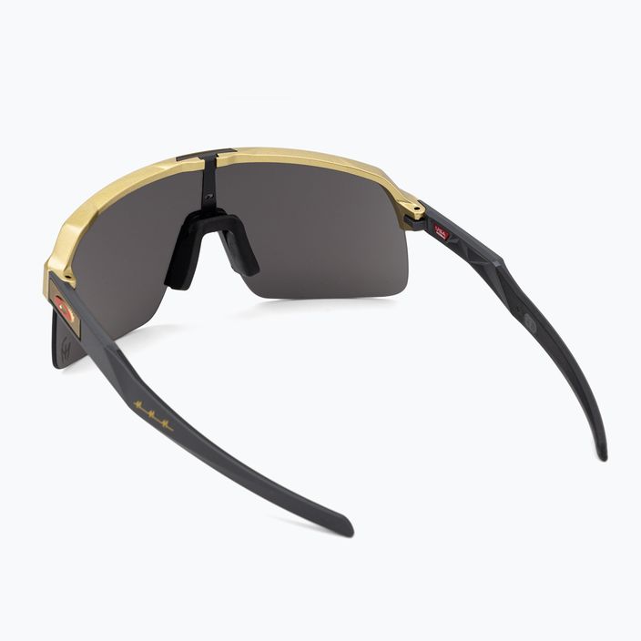 Oakley Sutro Lite olympic gold/prizm black sunglasses 2