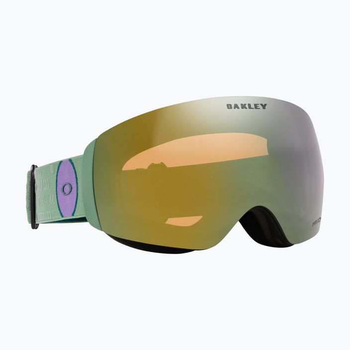 Oakley Flight Deck fractel jade/prism sage gold iridium ski goggles
