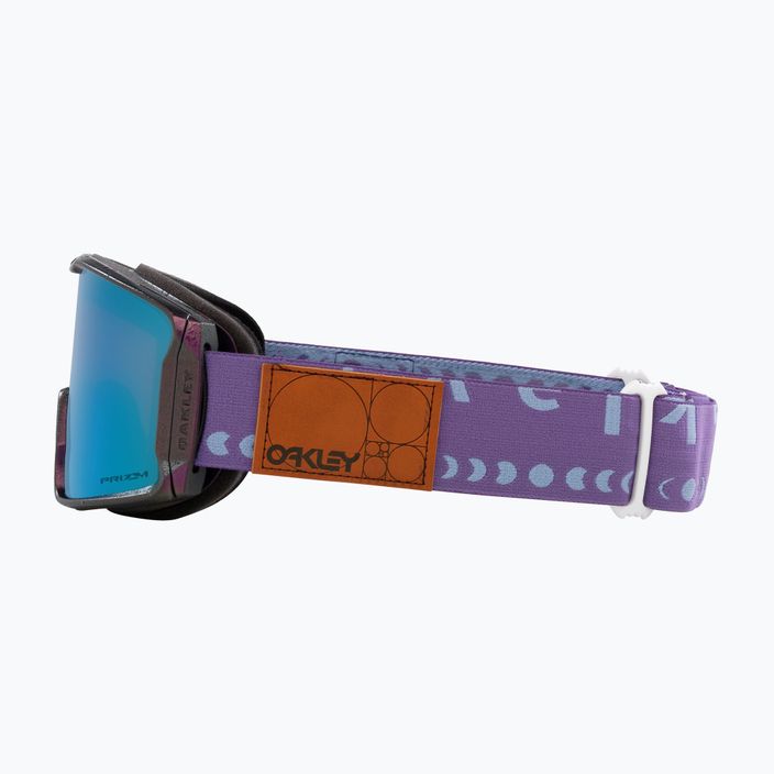 Oakley Line Miner fractel lilac/prism sapphire iridium ski goggles 5