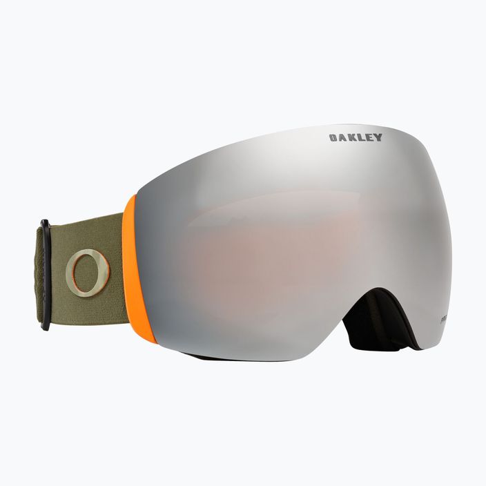 Oakley Flight Deck dark brush fog/prizm black iridium ski goggles