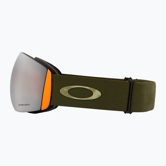 Oakley Flight Deck dark brush fog/prizm black iridium ski goggles 4
