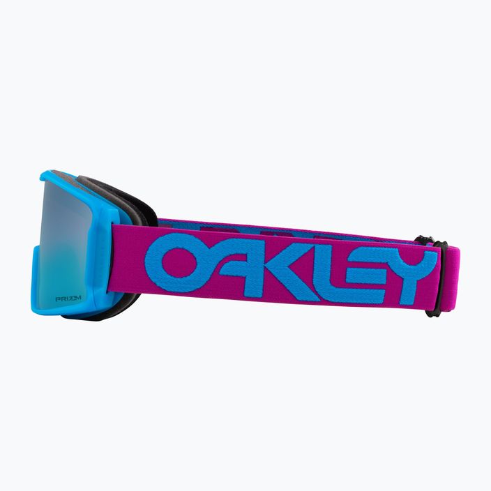 Oakley Line Miner b1b purple/prizm sapphire iridium ski goggles 5