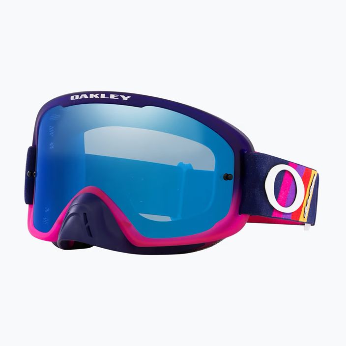 Oakley O Frame 2.0 Pro MTB cycling goggles tld navy stripes/black ice iridium