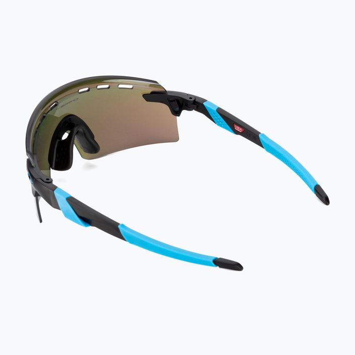 Oakley Encoder Strike Vented matte black/prizm sapphire cycling glasses 0OO9235 2