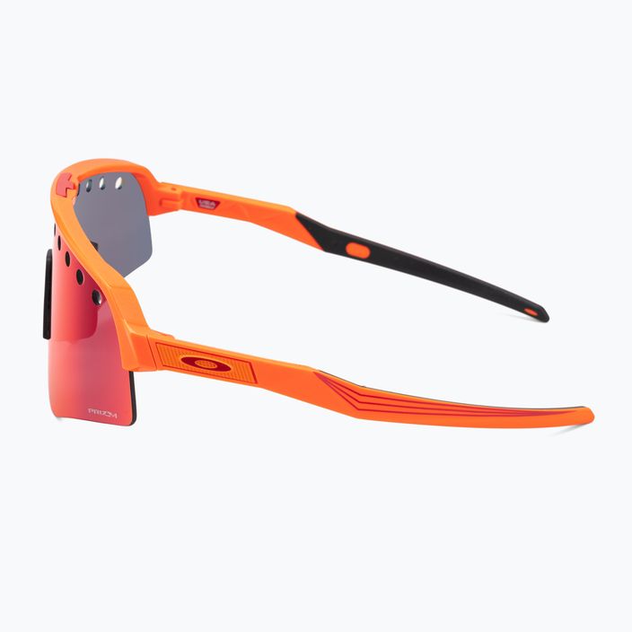 Oakley Sutro Lite Sweep Mathieu Van Der Poel orange sparkle/prizm road sunglasses 4