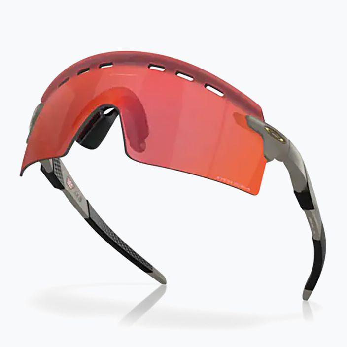 Oakley Encoder Strike Vented matte onyx/prizm trail torch cycling glasses 0OO9235 7