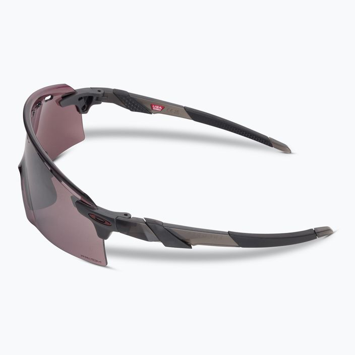 Oakley Encoder Strike Vented matte grey smoke/prizm road black sunglasses 4