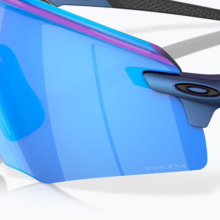 Oakley Encoder matte cyan/blue colorshift/prizm sapphire sunglasses 9