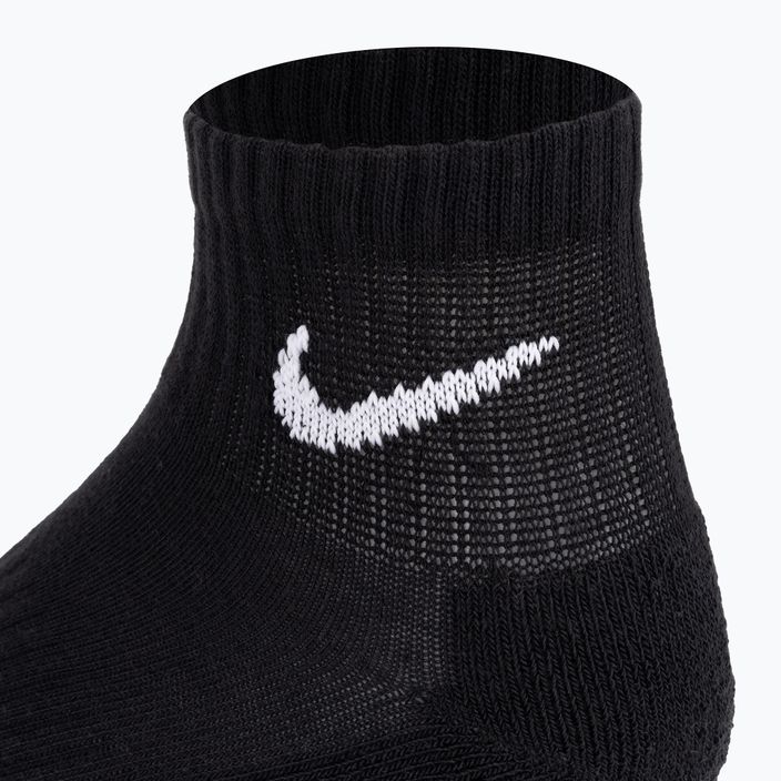 Nike Everyday Cushioned Ankle socks 3 pairs black/white 3