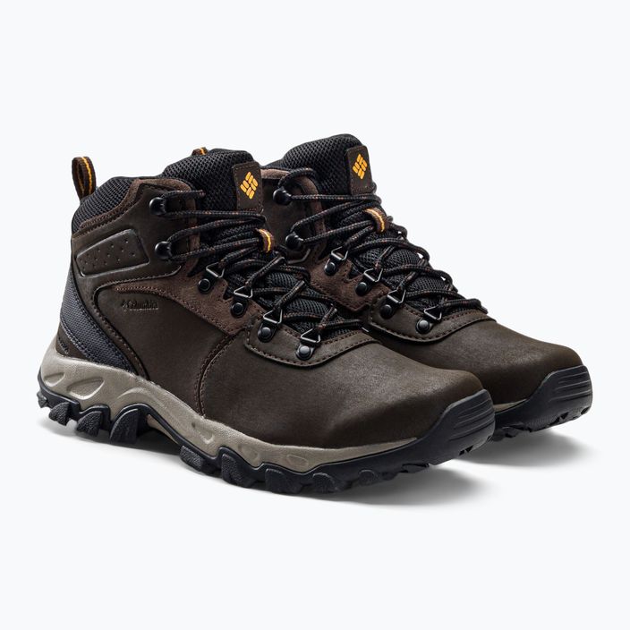Columbia Newton Ridge Plus II Wp brown men's trekking boots 1594731 5