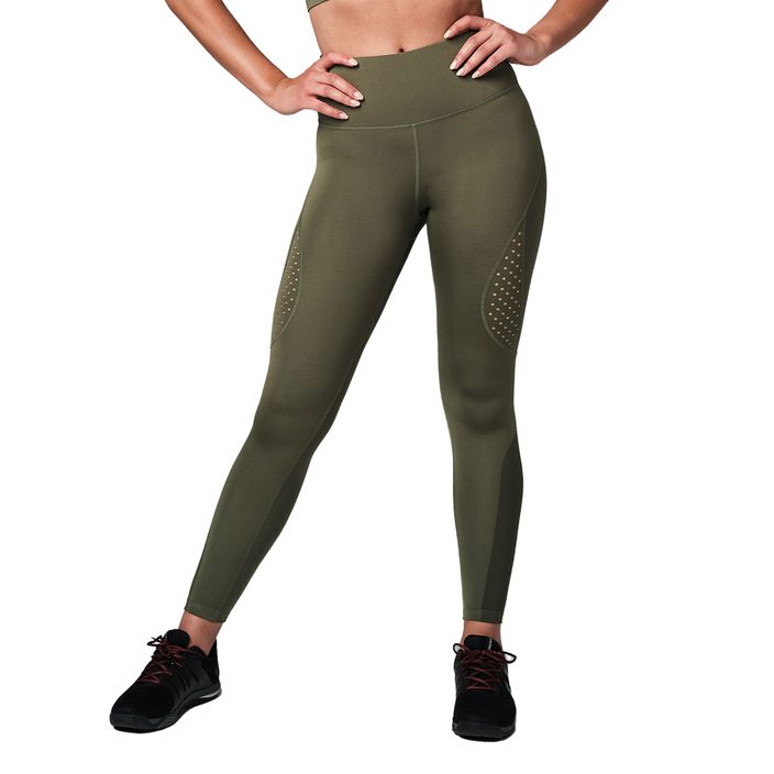 Women's training leggings STRONG ID Performance green Z1B01250