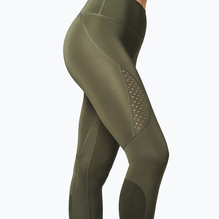 Women's training leggings STRONG ID Performance green Z1B01250 5