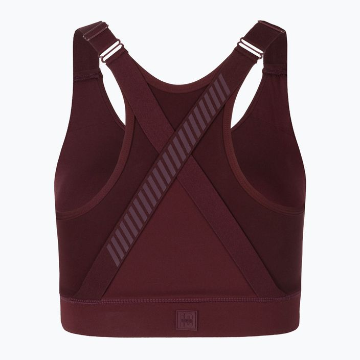 Fitness bra STRONG ID Active Adjustable maroon Z1T02685 7