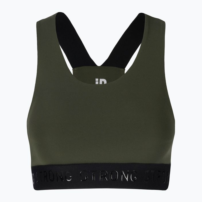 STRONG ID Essential Sports green fitness bra Z1T02695 4