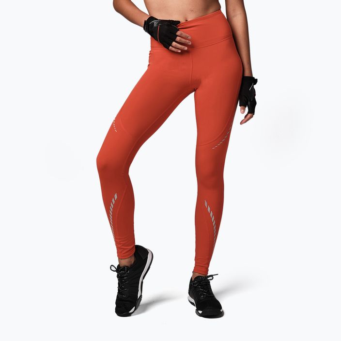 Women's training leggings STRONG ID orange Z1B01261