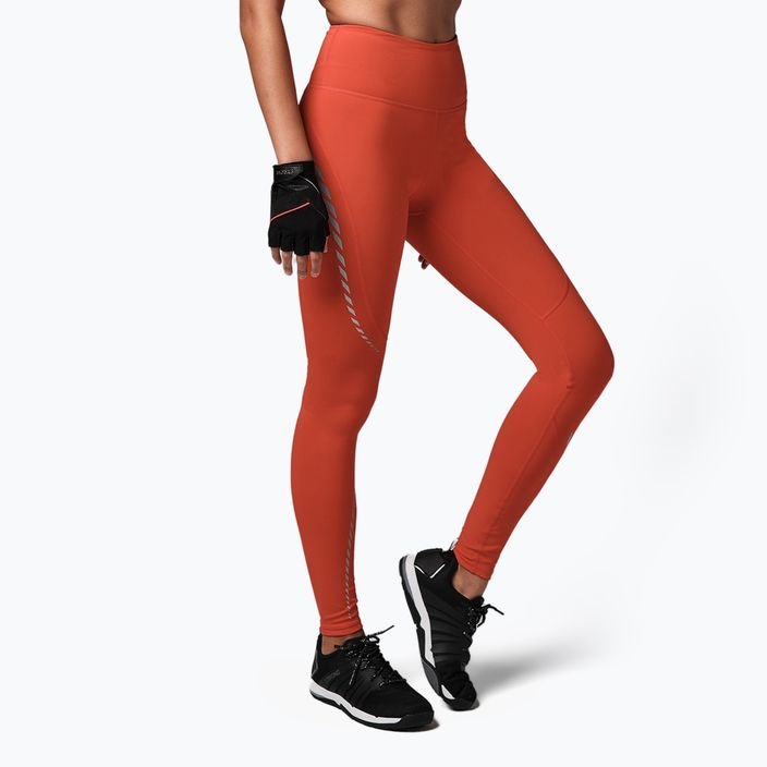 Women's training leggings STRONG ID orange Z1B01261 2