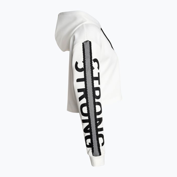 Women's STRONG ID Branded Crop sweatshirt white Z1T02502 8