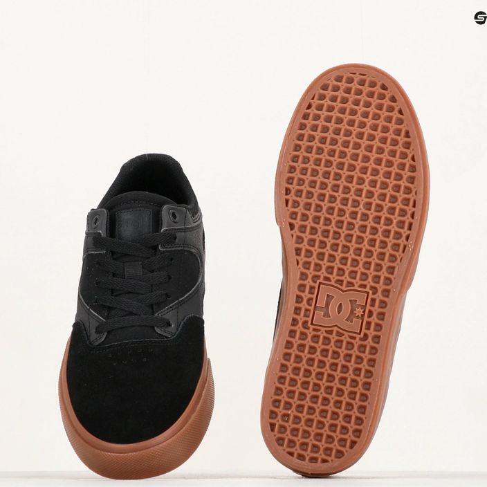 DC Kalis Vulc men's shoes black/black/gum 10