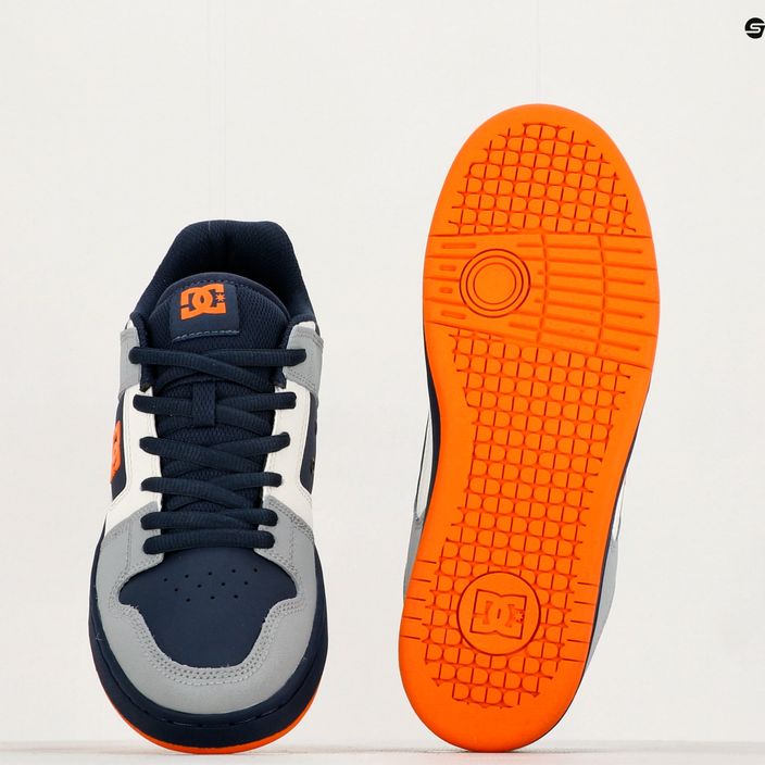 DC Manteca 4 men's shoes dc navy/orange 15