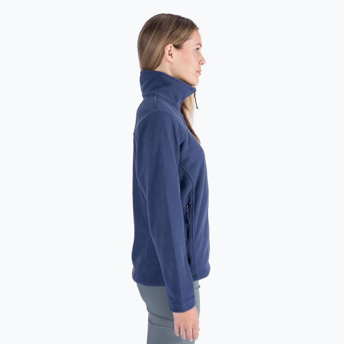 Columbia Fast Trek II women's fleece sweatshirt navy blue 1465351 2