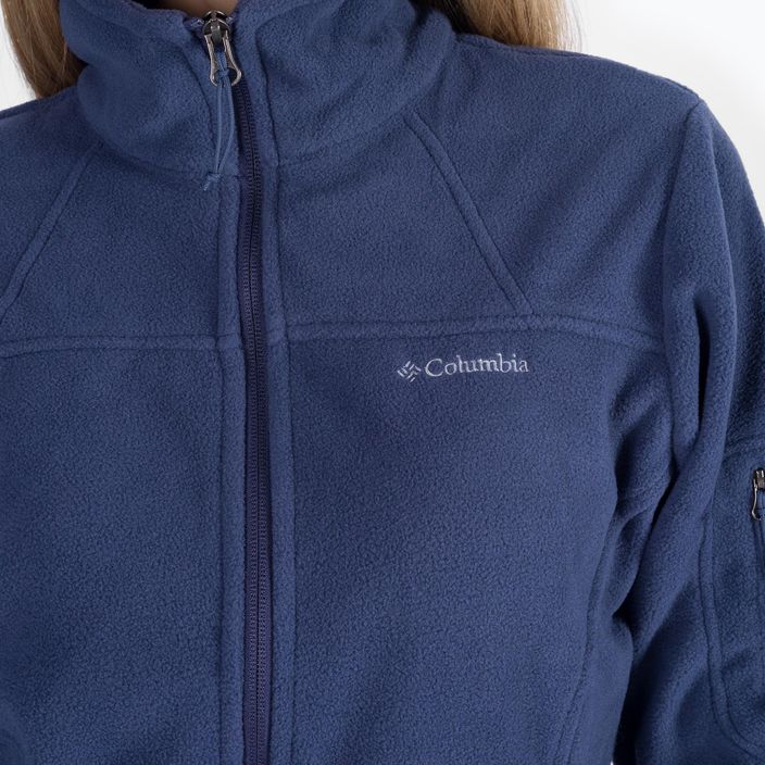 Columbia Fast Trek II women's fleece sweatshirt navy blue 1465351 5