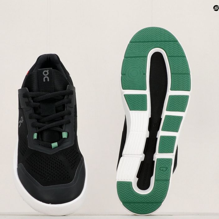 Men's On Running The Roger Spin black/green shoes 15