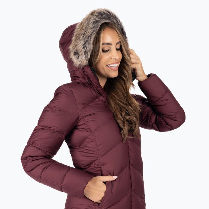 Marmot women's down jacket Montreaux Coat maroon 78090 4