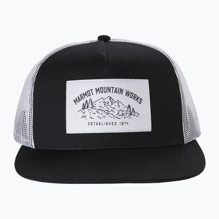 Marmot Trucker men's baseball cap black and white 174301007ONE 3