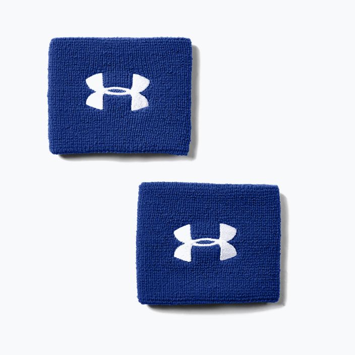 Men's Under Armour Performance Wristbands 400 blue and white 1276991