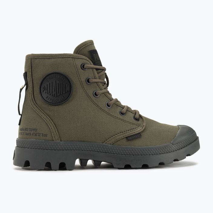 Palladium Pampa HI HTG Supply olive night shoes 2