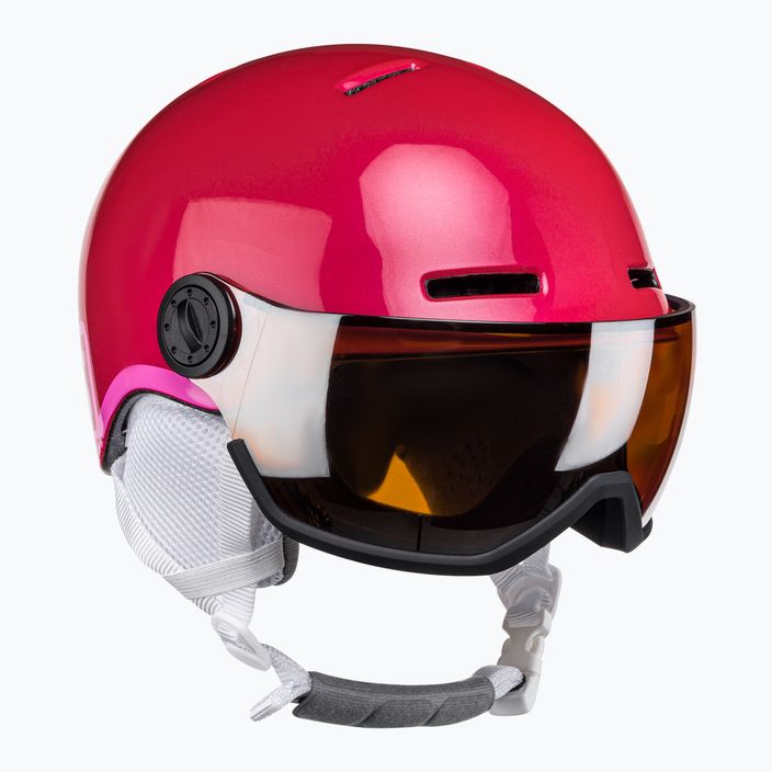 Salomon Grom Visor S2 children's ski helmet pink L39916200