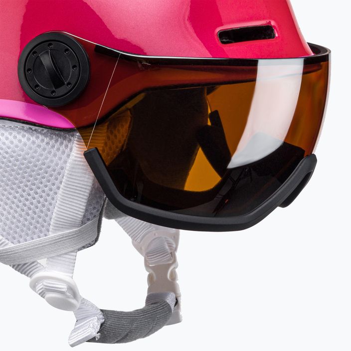 Salomon Grom Visor S2 children's ski helmet pink L39916200 6