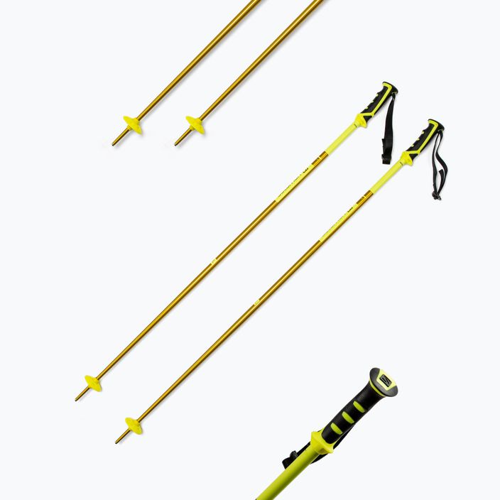 Salomon Arctic ski poles yellow L40559200 5